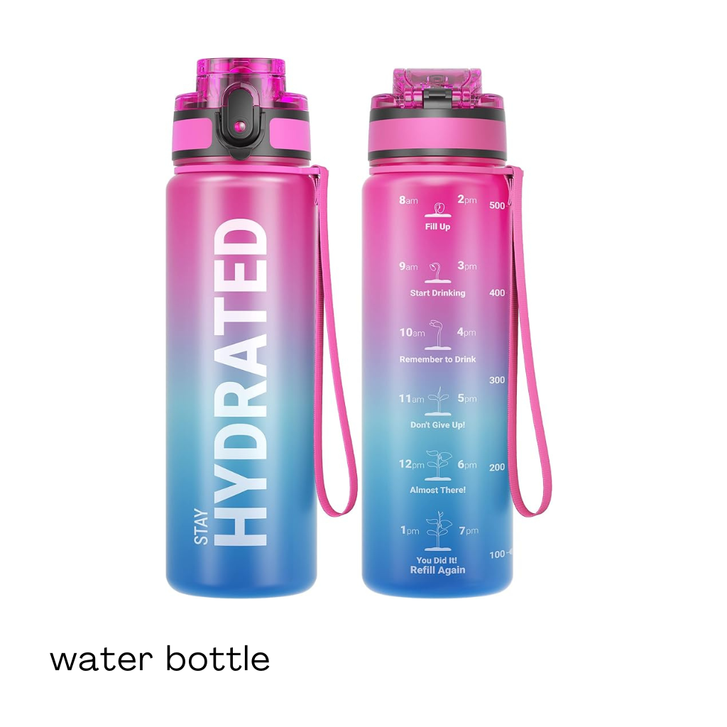 water bottles